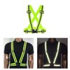 3 Pack Safety Reflective Vest Running Gear, Adjustable Lightweight 360°High