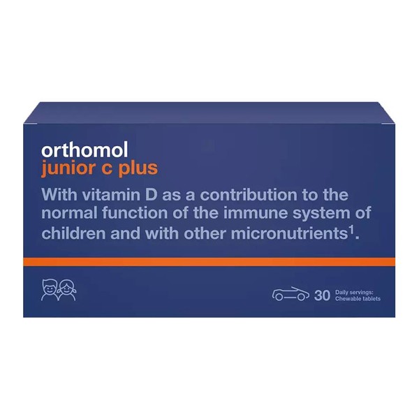 Orthomol- Orthopharm ORTHOMOL JUNIOR C PLUS. 30CHEWABLE TABLETS