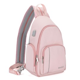 BAIGIO Camera Sling Bag Small Camera Backpack for Photographers,Waterproof Camera Crossbody Bag Travel Caemra Backpack for DSLR SLR Mirrorless Camera