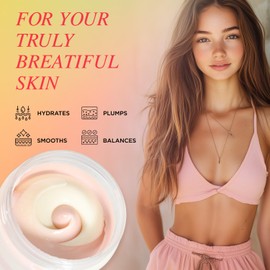 Princess Belle Strawberry Whipped Body Butter, Whipped Shea Butter, Body Moisturizer for Women and Men Dry Skin with Natural Shea Butter, Leaves Skin Feeling Moisturized and Soft-100ml(3.4 floz)