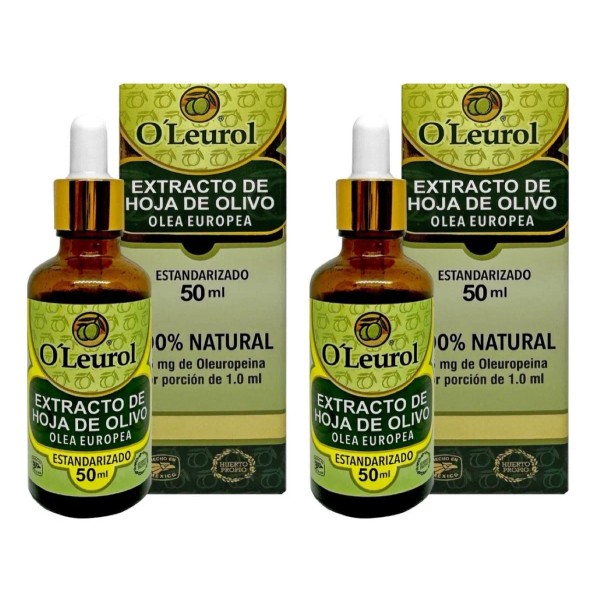 2 Piezas De Oleurol, Extracto De Hoja De Olivo, Polifenoles