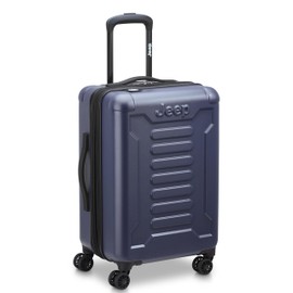 Jeep JH004C Hardside Expandable Luggage with Spinner Wheels, Peacoat Navy, Carry-On 20 Inch