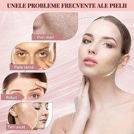 Mascarillas Faciales 5pcs: Mascarillas Faciales Coreanas de Colágeno Nocturnas-Bio-Collagen Real Deep Mask | Minimiza los Poros Mejora la Elasticidad 