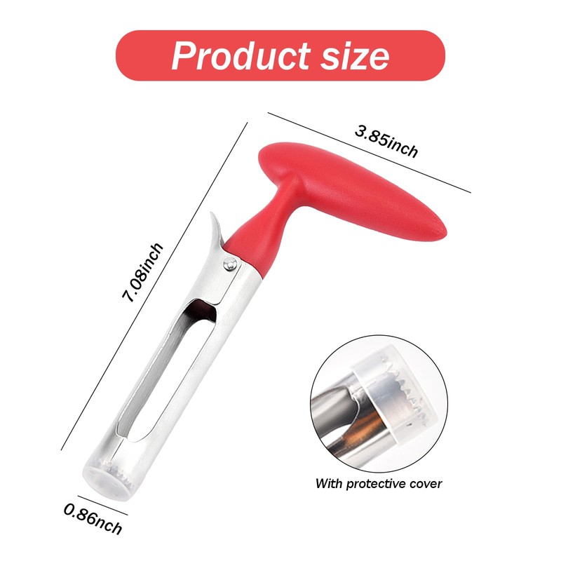 CheeseandU Apple Corer Tool Sturdy Apple Core Remover Good Grips