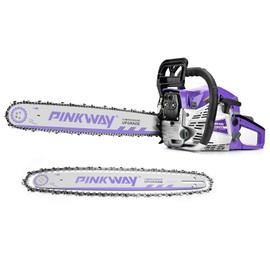 2-cycle 63CC Chainsaw Saw Gas Powered 20" Chain Saws Cordless Petrol Saw Handheld Chainsaw with 2 Chains& Bars for Cutting Wood Trees Branches，63CC-G