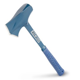 ESTWING Timber Titan - Blue 16" Wood Splitting Maul with Forged Steel Construction & Shock Reduction Grip - E6-TT4