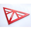 Precision Triangle Square 18 inch, Imperial Scale Framing Square for