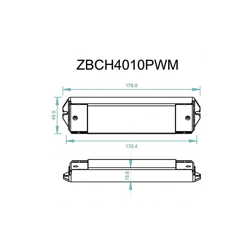 LED Connex Dimmer 1-10V to PWM 4 Channel up to