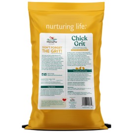 Manna Pro Chick Grit, Digestive Supplement for Young Poultry and Bantam Breed, Probiotics to Support Digestion, No Artificial Ingredients or Preservatives, Insoluble Crushed Granite, 25 lbs