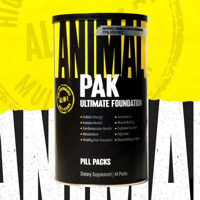 Suplemento en comprimidos Universal Nutrition Animal Pak Vitaminas x 44g