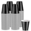 240 Pack 12 oz Black Plastic Cups, Disposable Party Plastic