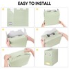 BALEINE File Organizer Box, Cardboard File Folder Organizer with Handle