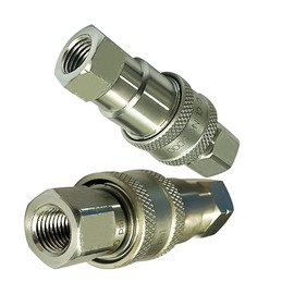 2PCS 1/4" Hydraulic Quick Couplers 5000 psi for Meyer Fisher Western Snowplow Blade 25232