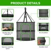 YSSOA 2-Layer 2ft Foldable Herb Mesh Dry Rack Hanging Drying