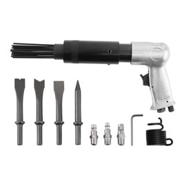 maXpeedingrods Air Needle Scaler with Hammer Chisel Kit, 4500 BPM Pneumatic Needle Gun for Metalworks, Rust, Weld & Paint Remover, Pistol Grip Metal Scraper Air Compressor Accessories
