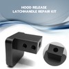Heavy Duty Billet Aluminum Hood Latch Release Cable Repair Kit,