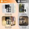Brightever LED Outdoor Wall Lights, 10W 3000K/4000K/6500K Selectable, 800LM High