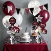 Graduation Party Centerpieces Maroon Black 2025,Table Decor,12 pcs, 6 Styles,
