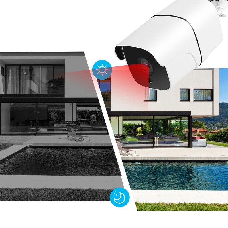 720P Outdoor Waterproof Wireless WiFi Camera Motion Detection Security Cam