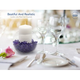 Royal Imports Acrylic Gems Ice Crystal Rocks for Vase Fillers, Party Table Scatter, Wedding, Photography, Party Decoration, Crafts, 3 LBS (approx 580-600 gems) - Pink