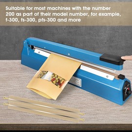 Kquepo Impulse Sealer Replacement Parts 12 Heat Seal Strips Replacement Elements Grip Impulse Sealer Heating Element Easy Installation Easy to Use Pack of 10