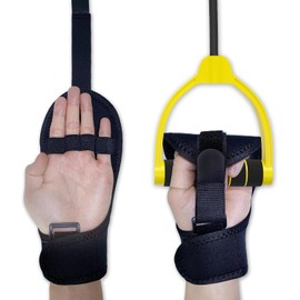 Guantes para ejercitadores de mano de accidente cerebrovascular, accesorios de equipo para adultos, fortalecedor activo de ayuda para el agarre de las manos para pacientes de accidente cerebrovascular