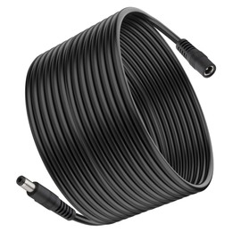 CENSHI 10FT 14AWG 12V/24V 5.5x2.1mm DC Power Extension Cable Male to Female