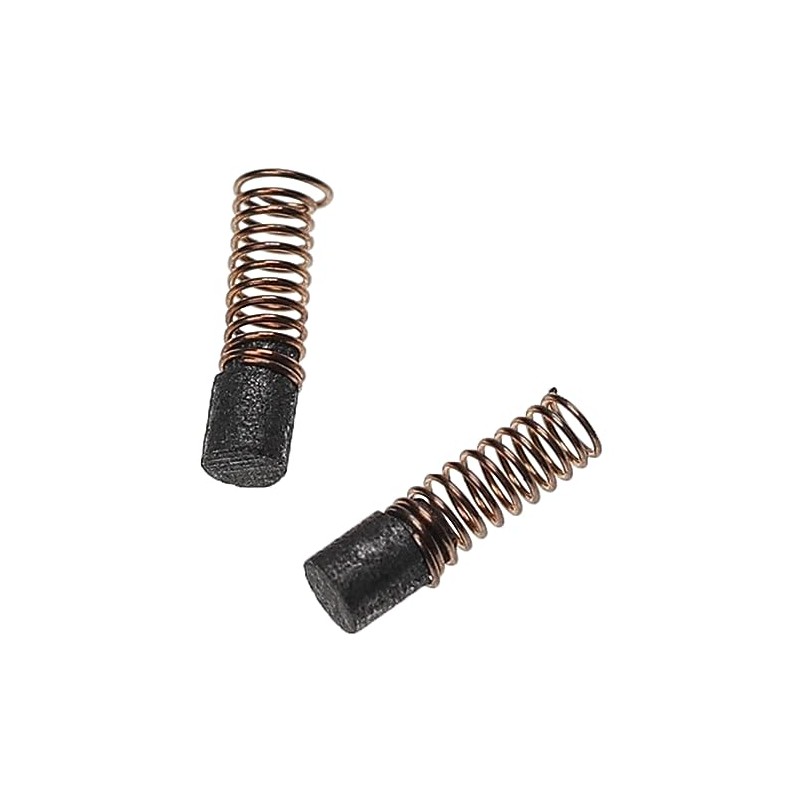 vhbw 2 x Carbon Brush Motor Carbon Abrasive Carbon Replacement