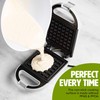 Tasty Mini Nonstick Waffle Maker, Perfect for Individual Waffles, Hash