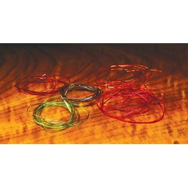 Hareline Half Round D Rib Medium Fluorescent Shrimp Pink