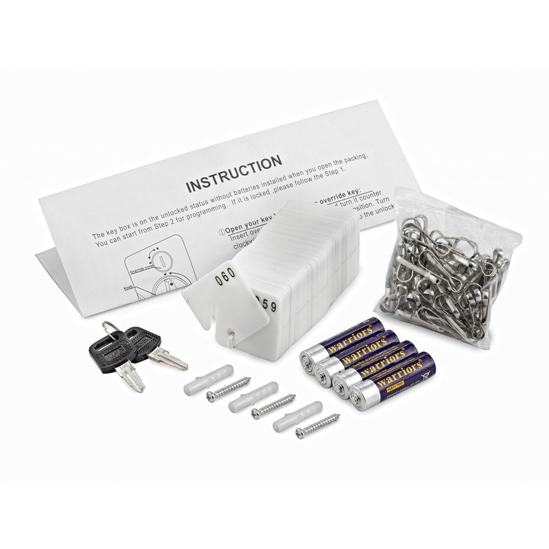 Adiroffice Key Holder Wall Mount - 60 Keys Lock Box