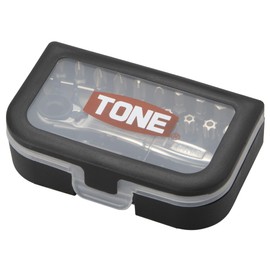 Tone BRS20 Bit Ratchet Set, 1/4 inch (6.35 mm) Bit Insert, Black, 22 Pieces