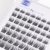 LZM Individual Lashes Natural LookFalse Eyelashes 8-14 mm D Curl