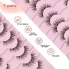 Natural Lashes Cateye False Eyelashes Wispy 12mm Cat Eyelashes Short