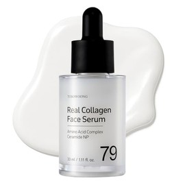 TOSOWOONG Real Collagen Face Serum, Hydrating & Firming Serum with hydrolyzed collagen, Hyaluronic Acid, Plumps, Sagging Skin, Reduces Fine Lines and 