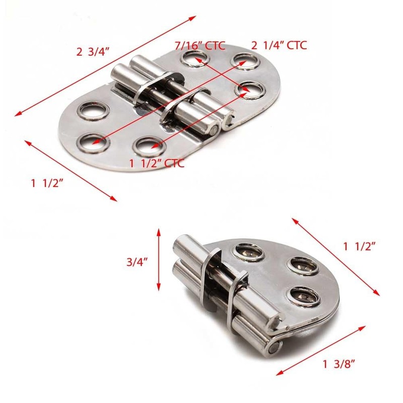 Gemlux Boat Hatch Butt Hinge 2190 | 2 3/4 x