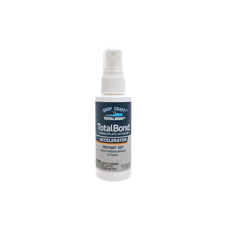 TotalBoat CA Glue Accelerator Spray - TotalBond Activator Spray Instantly