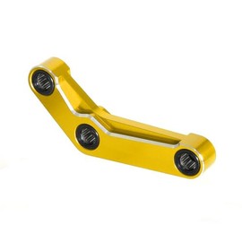 -30mm Lowering Suspension Linkage ARM CNC Rear Lowering Link Rear Drop Link Compatible With MT07 MT-07 XSR700 XSR 700 FZ07 YZF-R7 ZYF R7 2014-2025 (Gold)
