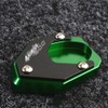 Motorcycles Side Stand Enlarger Plate Kickstand Enlarge Extension For KAWASAKI