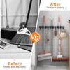 CUXIXA Mop and Broom Holder Wall Mount, Upgraded Broom Organizer