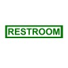 CrownVinyl.com RESTROOM Sign Vinyl Decal Sticker - Door Window Wall
