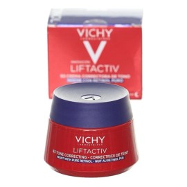 Vichy Liftactiv Crema Noche Correctora Tono Todo Tipo Piel