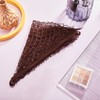 WILLBOND 4 Pcs Cotton Triangle Hair Net for Rollers, Women
