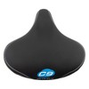 Sunlite Cloud-9 Bicycle Suspension Cruiser Saddle, Cruiser Gel, Tri-color Black