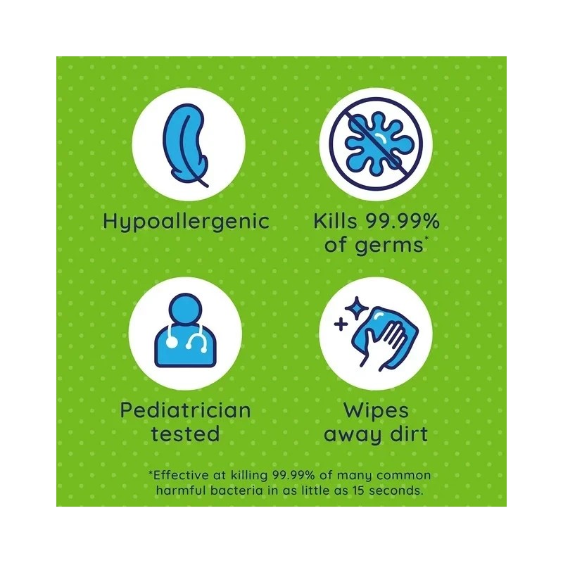 Wet Ones Kids Writable Antibacterial Hand Wipes, 24 Ct, Fruity