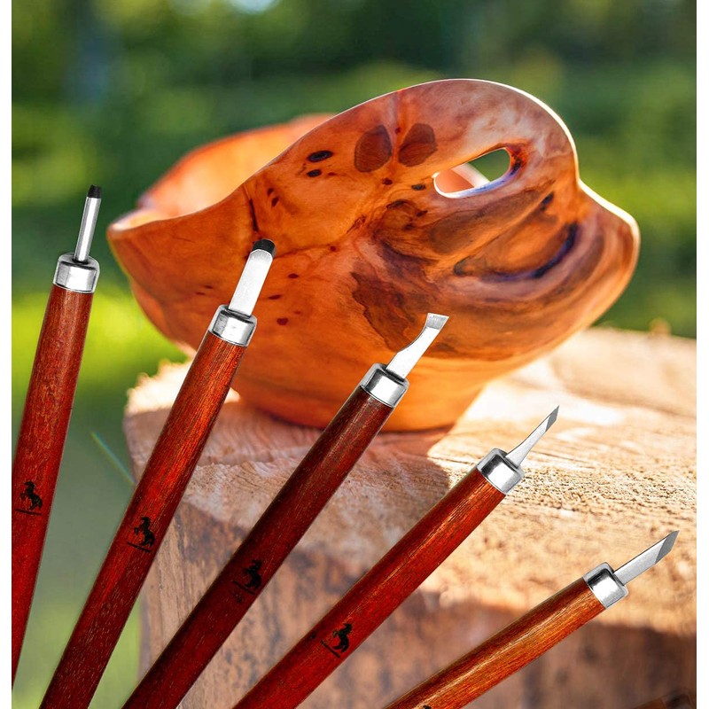 Workhorse 12pcs Premium Wood Carving Tools & Chisels Set for
