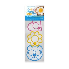 Mobi 3-Happy Egg Assorted Shaped Silione Molds, Bear, Flower and Heart