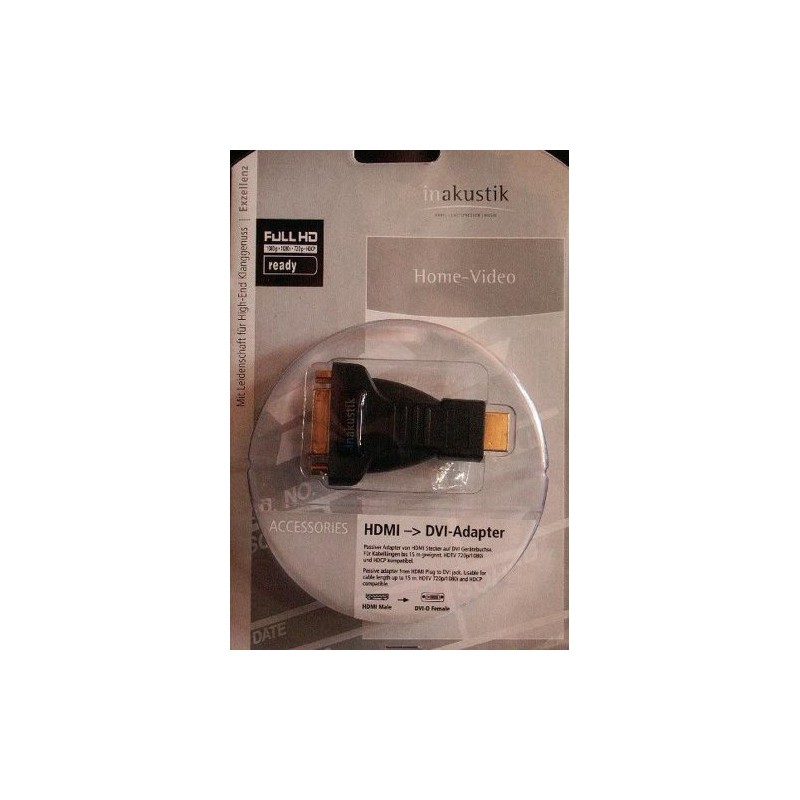 in-akustik Exzellenz HDMI (m) auf DVI-D (w) Adapter