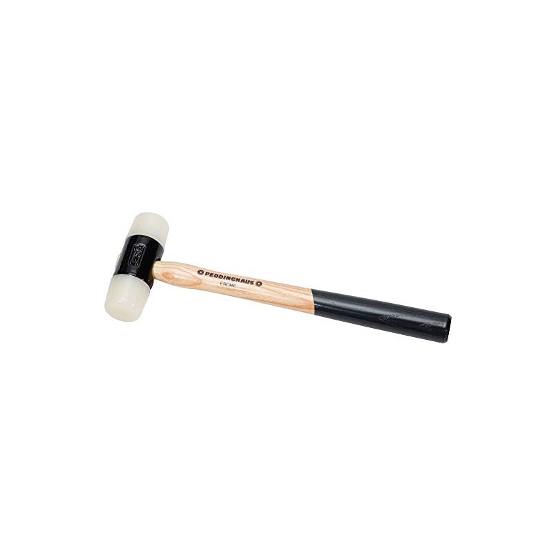 Peddinghaus 5037020027 Nylon Hammer with Ashwood-Handle, White/Beige/Black, Size 2/27 mm