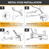 CondoMounts MSK9002 Tiled Wall TV Mounting Kit | Granite |